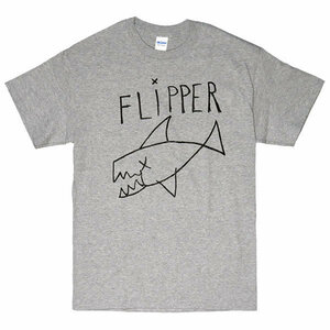 [Mサイズ]NIRVANA カート・コバーン エド・シーラン着用 Flipper（フリッパー）復刻 グランジ Tシャツ グレー