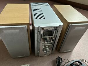 【中古・売り切り】KENWOOD ケンウッド JVC ES-3MD-S シルバー （CD/MDコンポ）