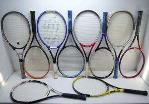 N7648 硬式テニスラケット 10本 ダンロップ ヨネックス HEAD他