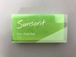 人気　Sunsorit　Skin Peel Ber　サンソリット スキンピールバー AHA　グリーン石鹸　135ｇ　⑥