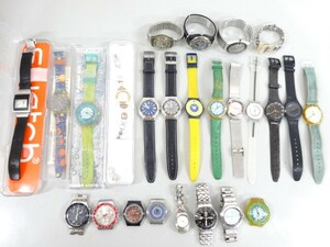 ジャンク 25点セット まとめて Swatch スウォッチ IRONY アイロニー クロノグラフ 他 メンズ レディース 腕時計