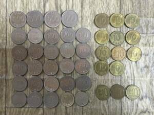 韓国硬貨まとめて　500,100、50、10ウォン