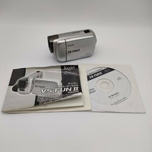 1円～ Kenko ケンコー VS-FUNⅡ デジタルビデオ カメラ 通電確認 画面映り可 SDカード付 説明書 DVD付 S698-1