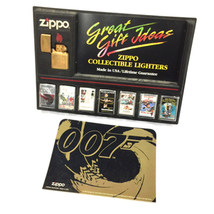 ジッポー ZIPPO 007 Great Gift Ideas ジェームズ・ボンド オイルライター 計8点 セット 現状品 QR051-20