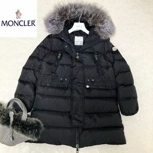 ★希少大きいサイズ★☆モンクレール☆MONCLER 3/L-XL APHROTI 超豪華!フォックスファー2way☆極暖ダウンコート ルーマニア製定価408,100円