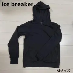 ice breaker メリノウールダブルジップパーカー Mサイズ