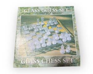 【新品】GLASS CHESS SET☆19×19cm