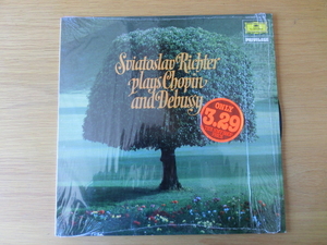 LP SVIATOSLAV RICHTER スヴャトスラフ・リヒテル plays Chopin and Debussy UK盤