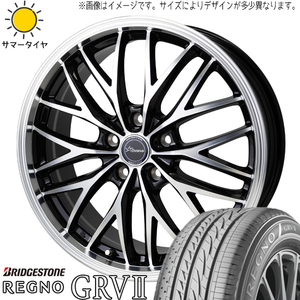 アルファード 245/40R19 ブリヂストン レグノ GRV2 クロノス CH-113 19インチ 8.0J +35 5H114.3P サマータイヤ ホイール 4本SET