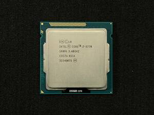 □【Core i7/第3世代/BIOS起動】 Intel CPU Core i7-3770 SR0PK 3.40GHz 最大 3.90GHz インテル □ W02-0327