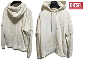 定価46,200円 DIESEL ディーゼル S-UMMERIB-PATCH パッチワーク切替 フーデットパーカー jogg KROOLEYprojectグレンマーティンス