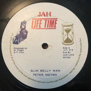 試聴 / PETER METRO / SLIM BELLY MAN /Jah Life/reggae/dancehall/80