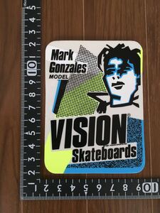 激レア!! 80年代 オリジナル VISION 初期 マークゴンザレス ビジョン オールド ビンテージ スケートボード ステッカー 新品 デッド Santa④