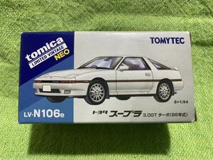 トミカリミテッドヴィンテージ NEO トヨタ スープラ 3.0GTターボ（86年式）　外箱状態難。