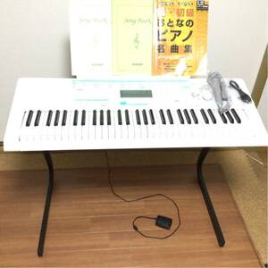 純正スタンド付き　CASIO カシオ 電子キーボード 光ナビゲーションキーボード 61鍵盤