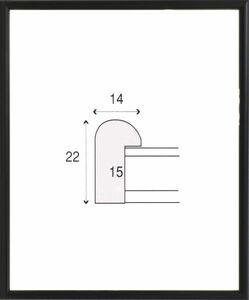 デッサン用額縁 木製フレーム 6700 大全紙サイズ ブラック
