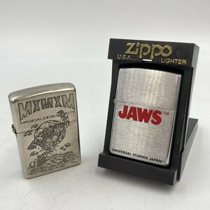 4.24DT-E1476★ZIPPO オイルライター 2点★ジッポ ジッポー 喫煙具 lighter コレクション DA6/DB5