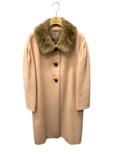 デイジーリンforフォクシー Coat 30321 コート 40 ピンク カシミヤ ヌートリアファー ITEW9HPZ53MR