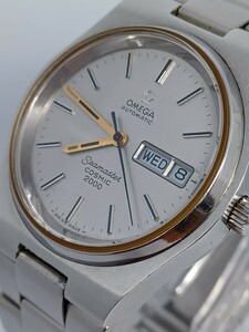 1円~　【稼働品】　オメガ　OMEGA　シーマスター　コスミック　2000　cal.1022　シルバーダイヤル