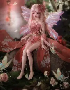 AS95 BJD 1/6 ドール本体 Qianru　球体関節人形 ハンドメイド