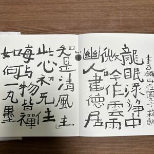 3229　中村不折愛蔵版　龍眠帖　中村不折書跡　解説紙付 書道