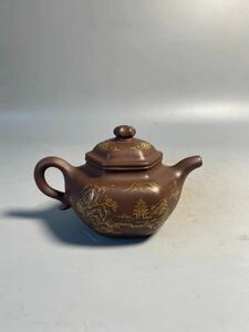 清時代 陶磁器 禦制 朱泥 紫泥 急須 唐物 時代物 茶壷 煎茶道具 中国宜興 白泥 紫砂 中国美術 中国古玩