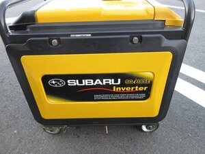 ▲▽6355 （エ） 状態良好 ＳＵＢＡＲＵ スバル　インバーター発電機 100V　SGi38SE　3.8KVA　稼働6.3時間△▼