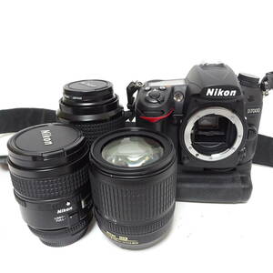 Nikon D7000 デジタル一眼カメラ レンズ3個おまとめセット 動作未確認 【80サイズ/同梱不可/大阪商品】【2518009/233/mrrz】