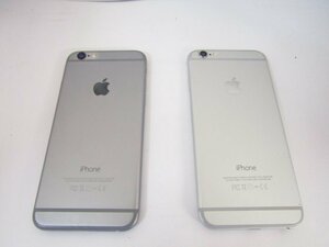 Apple iPhone６s 64GB MG4F2J/A MG482J/A アップル まとめ売り SIMロック不明 画面反応不良 画面割れ 画面ふちヤケ 2台 ジャンク品 ◆5577