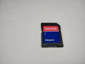 SanDisk　microSD→SD　変換アダプター　認識確認済み　メモリーカード　マイクロSDカード　SDカード