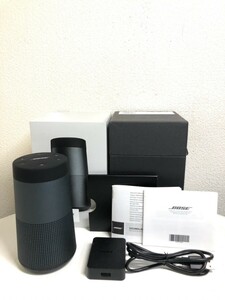 BOSE SOUNDLINK REVOLVE SPEAKER 120V US ブラック ポータブルワイヤレススピーカー マイク 箱入り 