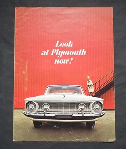 カタログ アメリカ車 プリムス　1962