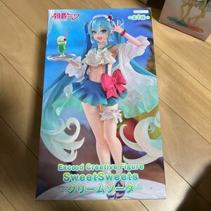 数7個あり【未開封】 Furyu フリュー 初音ミク Exc∞d Creative Figure SweetSweets クリームソーダ フィギュア