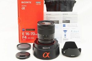 ☆極上美品☆ Sony ソニー Zeiss Vario-Tessar T＊ E 16-70mm F4 ZA OSS SEL1670Z 元箱 付属品 ♯23122701