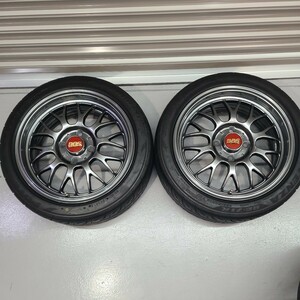 BBS RG-F RG390　6J×15　45　165/50ポテンザ71R　2本セット美品used　同サイズ2本別出品中