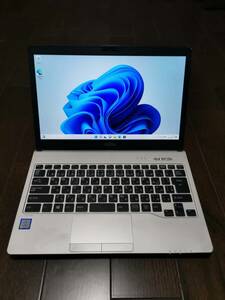 液晶美品 FUJITSU LIFEBOOK WS1 第8世代i7-8550U/SSD256GB/Windows11 Pro/Office2021 Pro/フルHD液晶/Webカメラ/HDMI/USB/AC付