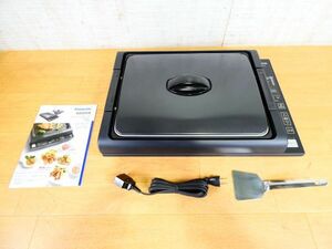 ◇未使用保管品 Panasonic パナソニック ホットプレート IH調理器 専用プレート付 KZ-HP1100-K ブラック＠120