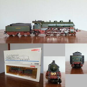 2☆ marklin メルクリン 33181 HOゲージ 蒸気機関車 鉄道模型 機関車 Reihe S 3/6 ドイツ製 現状品 同梱不可です
