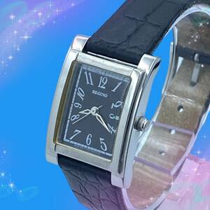 《稼働品》　シチズン　CITIZEN　レグノ　REGUNO　レディース腕時計　防水　ブラック文字盤　クオーツ　1032-T014712