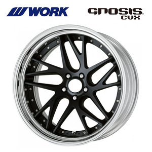 送料無料 ワーク GNOSIS CVX STEP RIM ディープコンケイブ DEEP RIM Wdisk 11.5J-22 +59～－53 5H-114.3 【2本セット 新品】