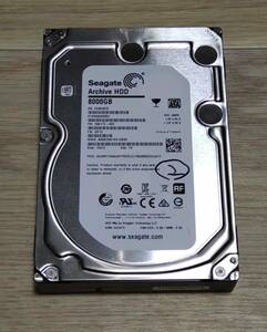 【動作品】Seagate 3.5インチ HDD 8TB( 8000GB ) ハードディスクドライブ 1円スタート