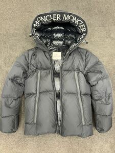 MONCLER モンクレール MONTCLA GIUBBOTTO モンクラー ダウンジャケット 袖ロゴ ワッペン F20911B56900 C0300 黒 ブラック サイズ0表記 