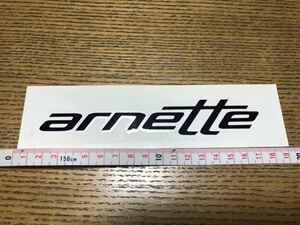 arnette アーネット　カッティングシート　黒文字