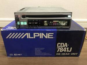 ALPINE アルパイン CDA-7841J カーオーディオ CDヘッドユニット CDデッキ