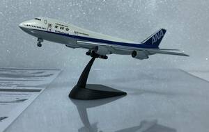 ■完成品 1/500 BOEING 747SR-100 JA8157 トリトンブルー塗装 ♯ 2-B ANA ウイングコレクション2 エフトイズ