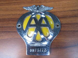 渋い！ 当時物 A.A グリルバッジ 1945-57年 / BMC MINI ミニ MG ジャガー RAC コルティナAUSTIN LOTUS MORRIS TRIUMPH Rileyバンプラ