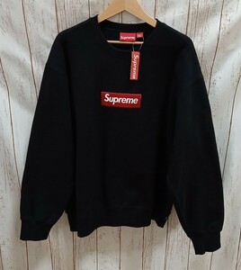 Supreme タグ付き 22AW Box Logo Crewneck ブラック スウェット Lサイズ シュプリーム ボックスロゴ メンズ ストリート