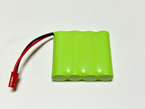 【受信機用電池】単三サイズニッケル水素4本平型パック 3000mAh 4.8V