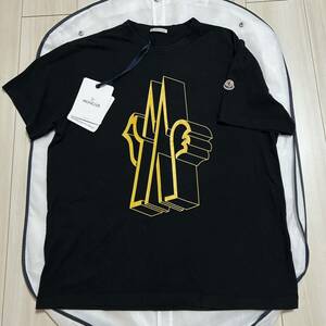 【破格最安値】【美品】MONCLER モンクレール　半袖Tシャツ　黒　L