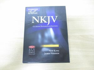 ▲01)【同梱不可】NKJV THE HOLY BIBLE/New king James version/Clarion Reference Edition/Cambridge/2013年発行/聖書/洋書/A